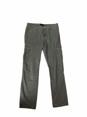 Sanctuary Olive Green Cargo Pants with Stud Details